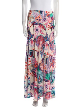 Paco Rabanne Printed Midi Length Skirt