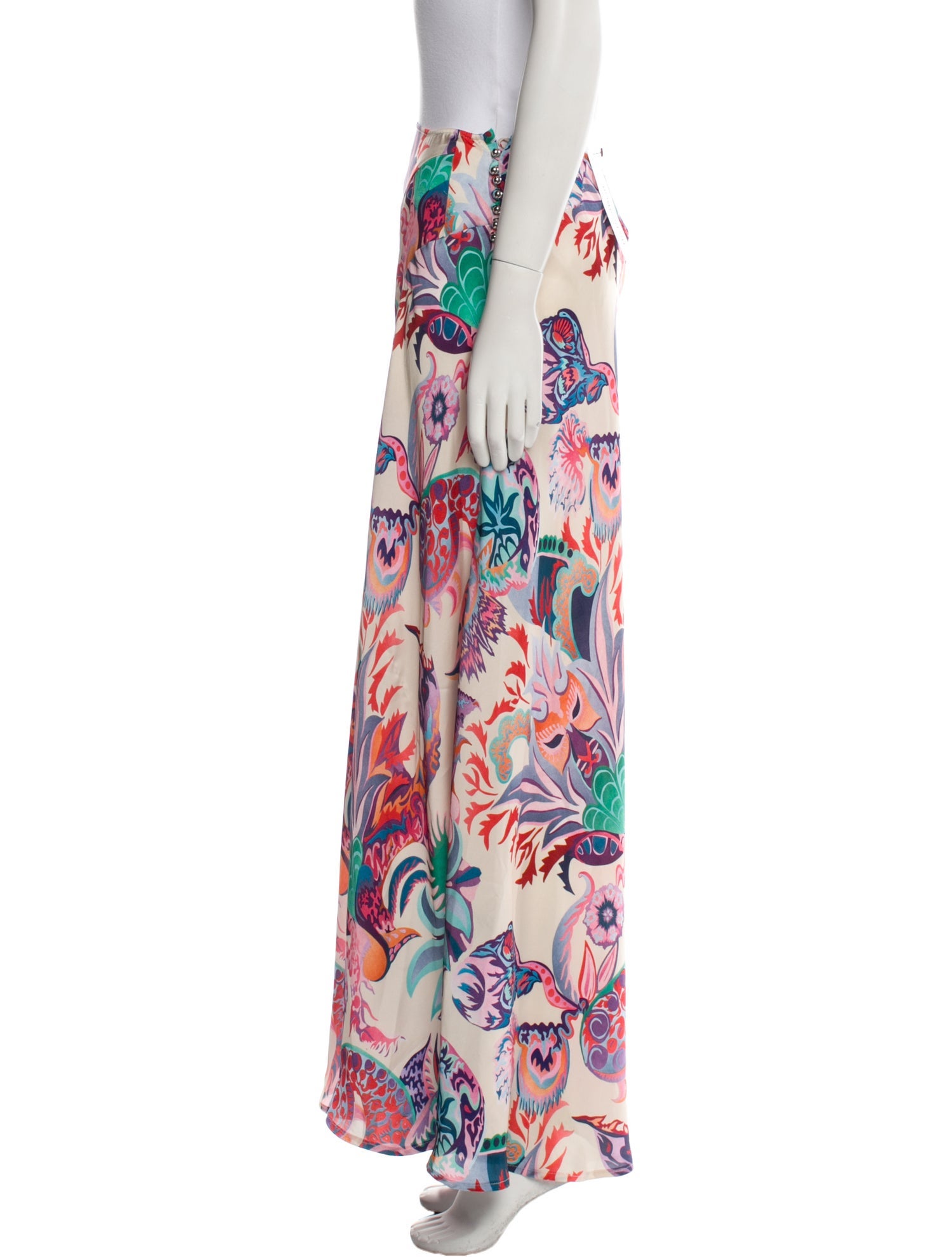 Paco Rabanne Printed Midi Length Skirt