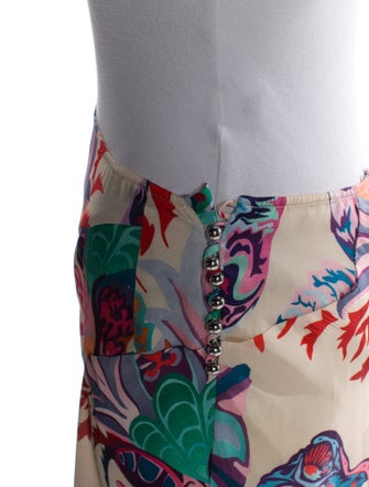 Paco Rabanne Printed Midi Length Skirt