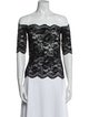 Paco Rabanne Lace Pattern Off-The-Shoulder Top