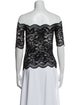Paco Rabanne Lace Pattern Off-The-Shoulder Top