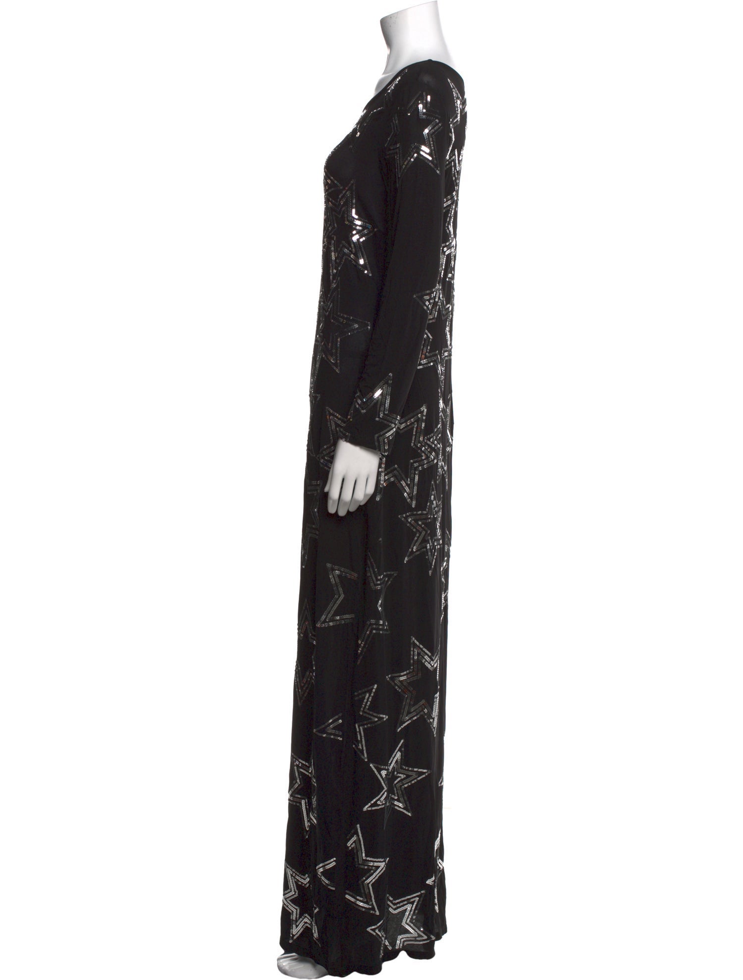 Paco Rabanne Printed Long Dress