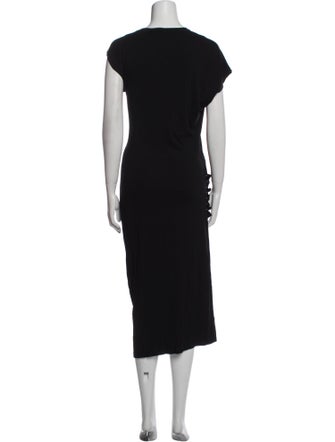 Paco Rabanne Crew Neck Midi Length Dress