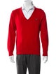 Paco Rabanne V-Neck Long Sleeve Pullover
