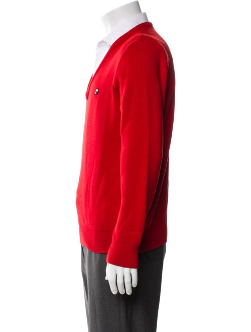 Paco Rabanne V-Neck Long Sleeve Pullover