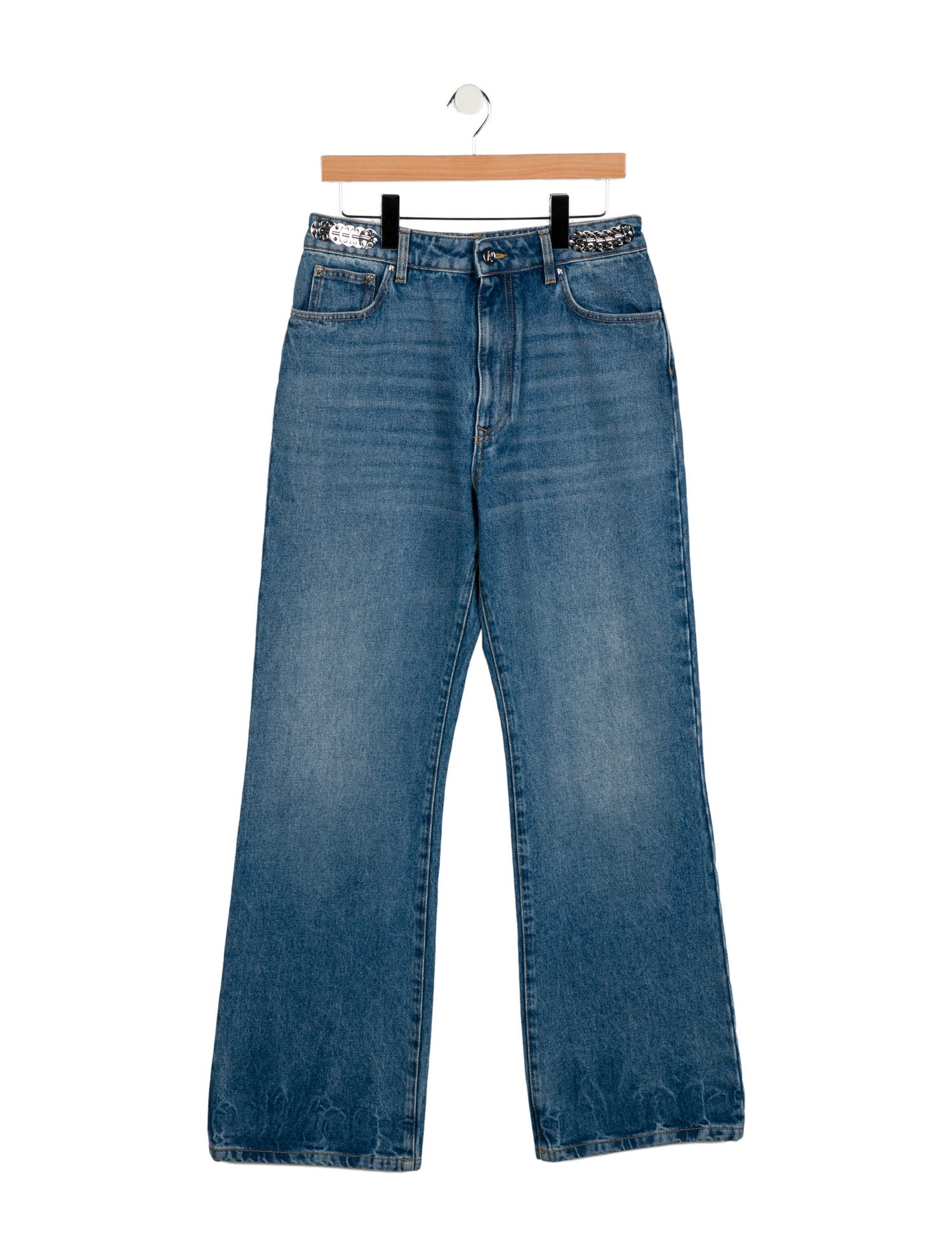 Paco Rabanne High-Rise Wide Leg Jeans w/ Tags