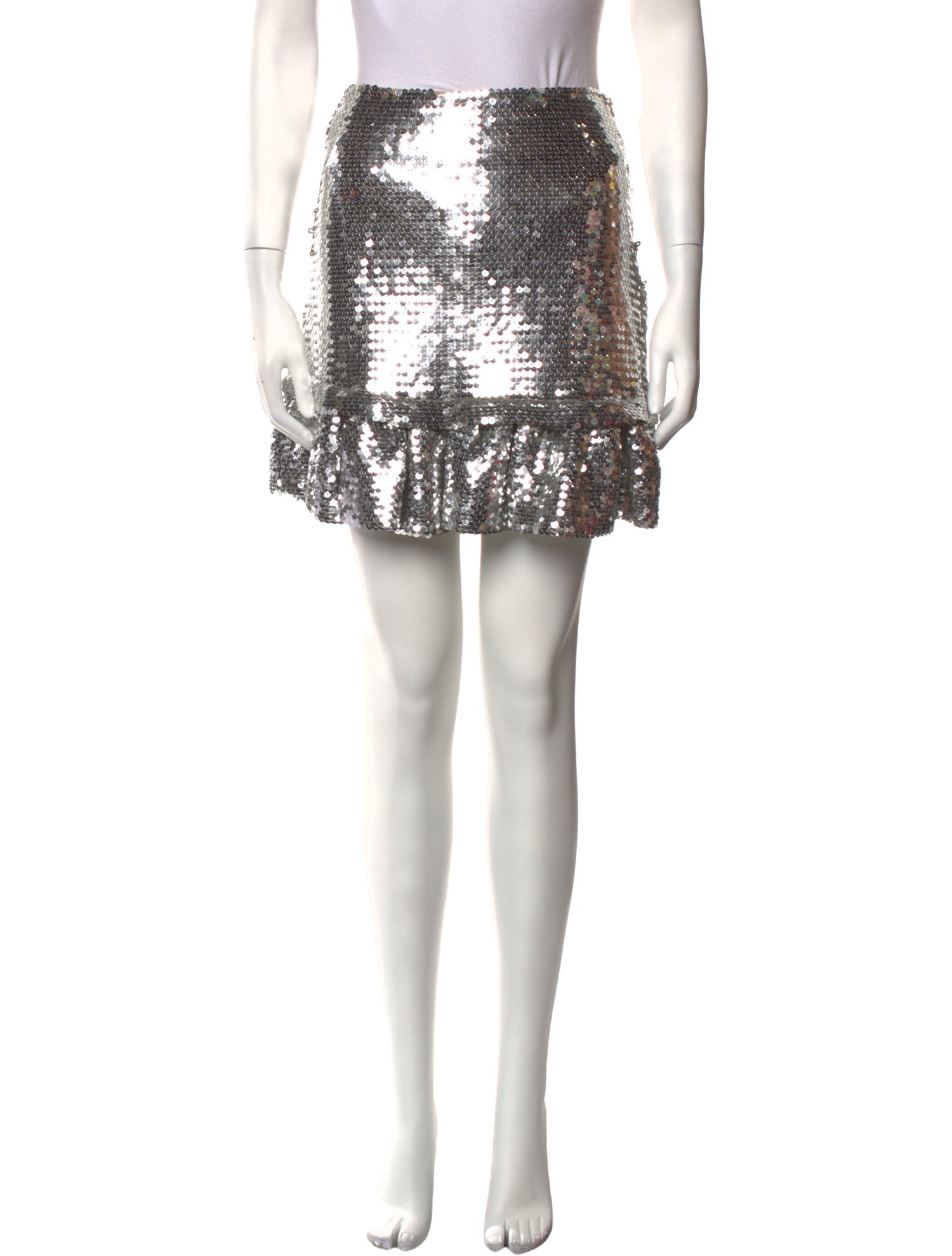 Paco Rabanne Sequin Embellishments Mini Skirt