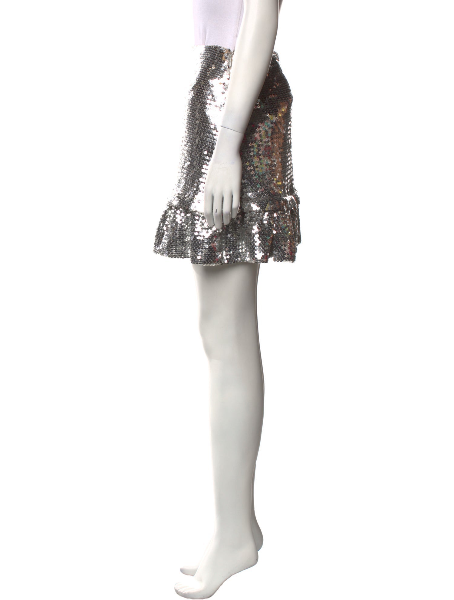 Paco Rabanne Sequin Embellishments Mini Skirt