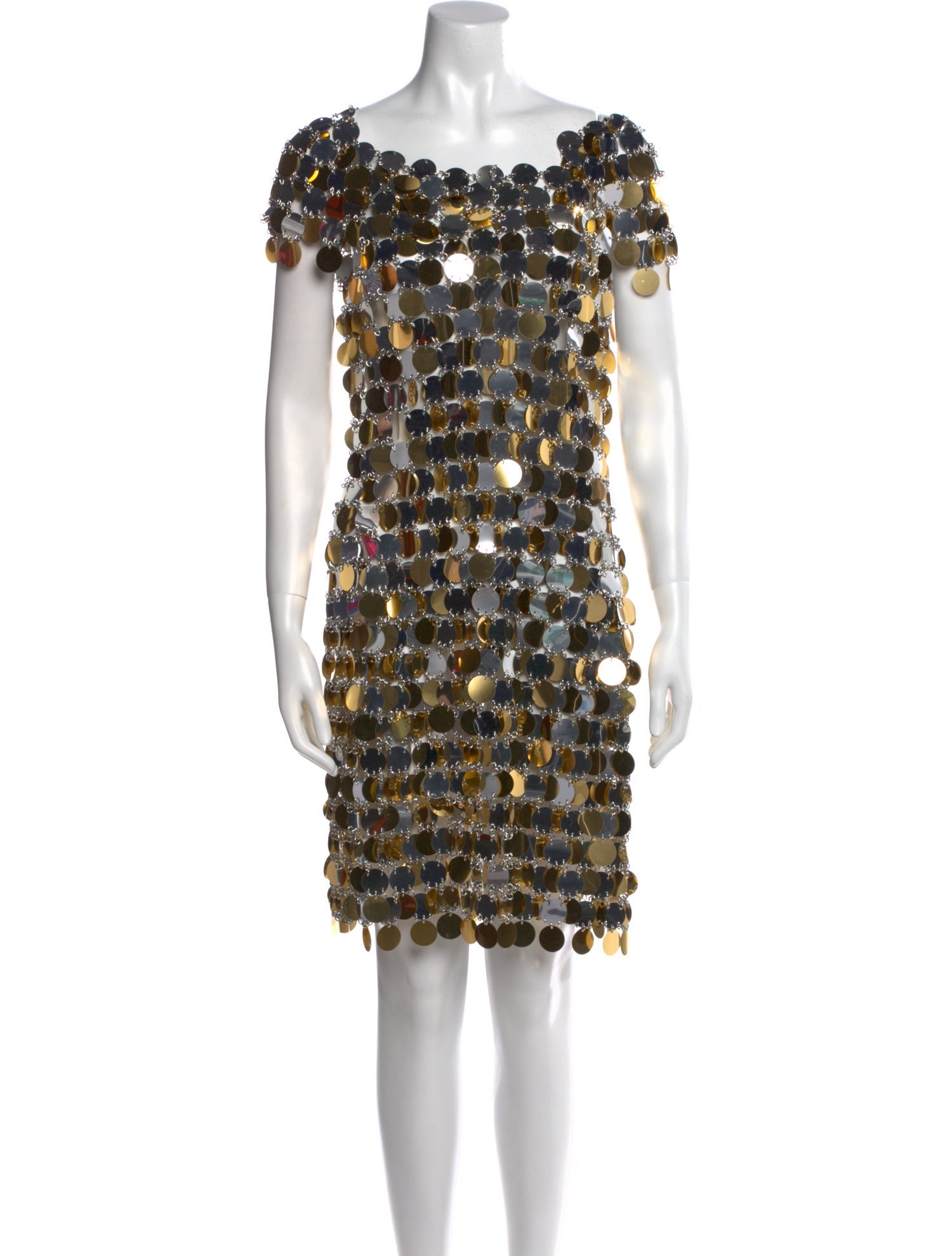 Paco Rabanne Printed Mini Dress