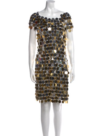 Paco Rabanne Printed Mini Dress