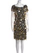 Paco Rabanne Printed Mini Dress