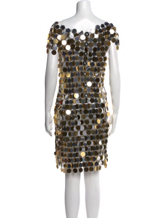 Paco Rabanne Printed Mini Dress