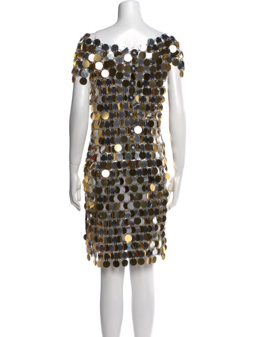 Paco Rabanne Printed Mini Dress