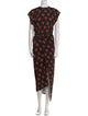 Paco Rabanne Printed Long Dress