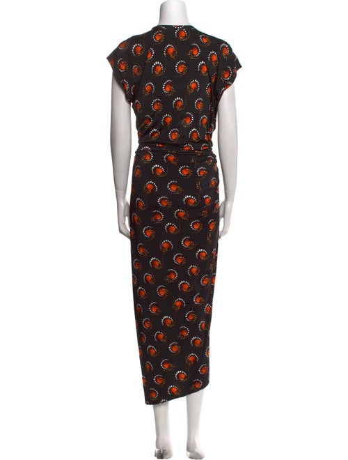 Paco Rabanne Printed Long Dress