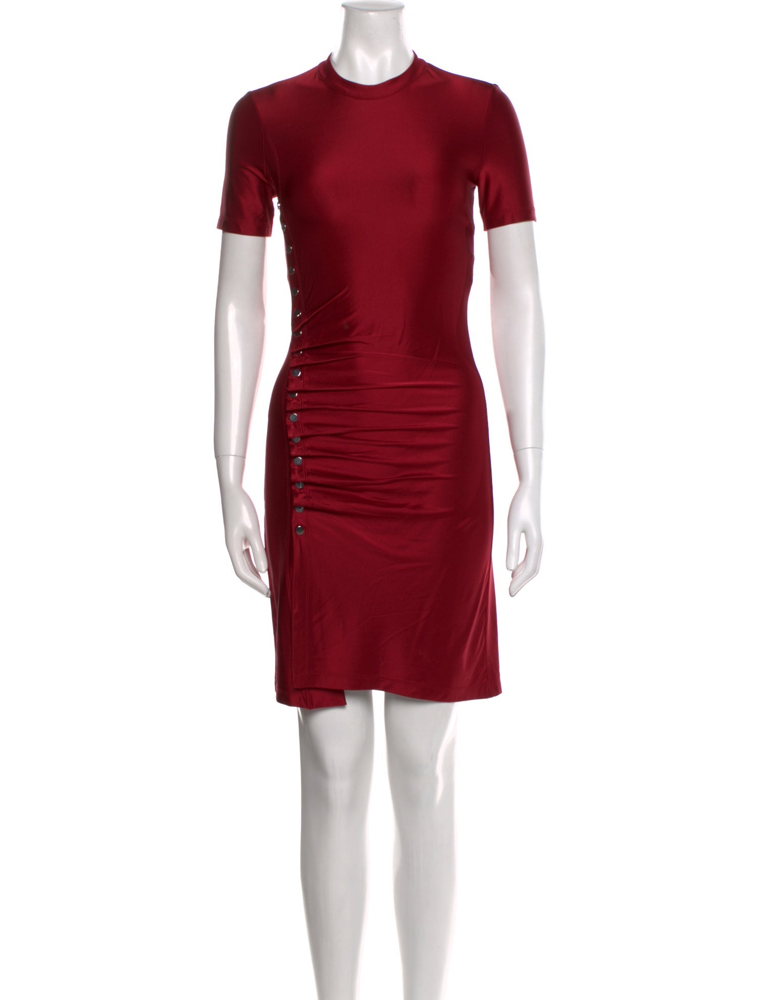 Paco Rabanne Crew Neck Mini Dress