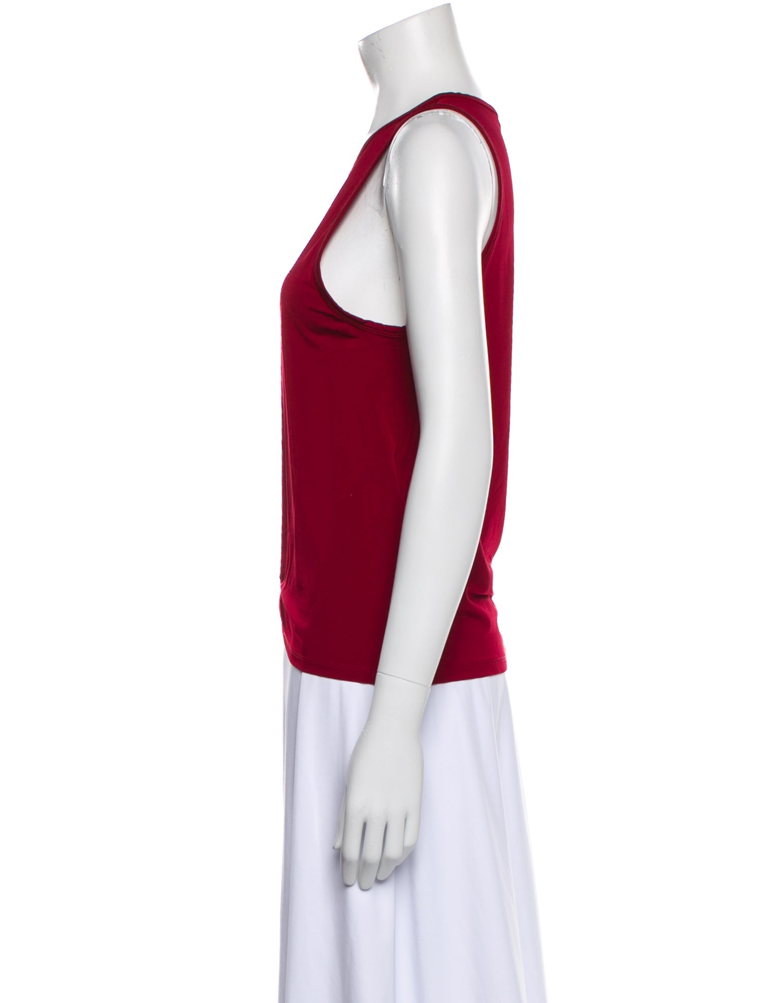 Paco Rabanne Scoop Neck Sleeveless Top