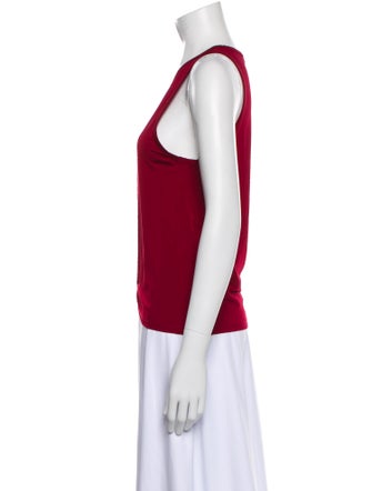 Paco Rabanne Scoop Neck Sleeveless Top