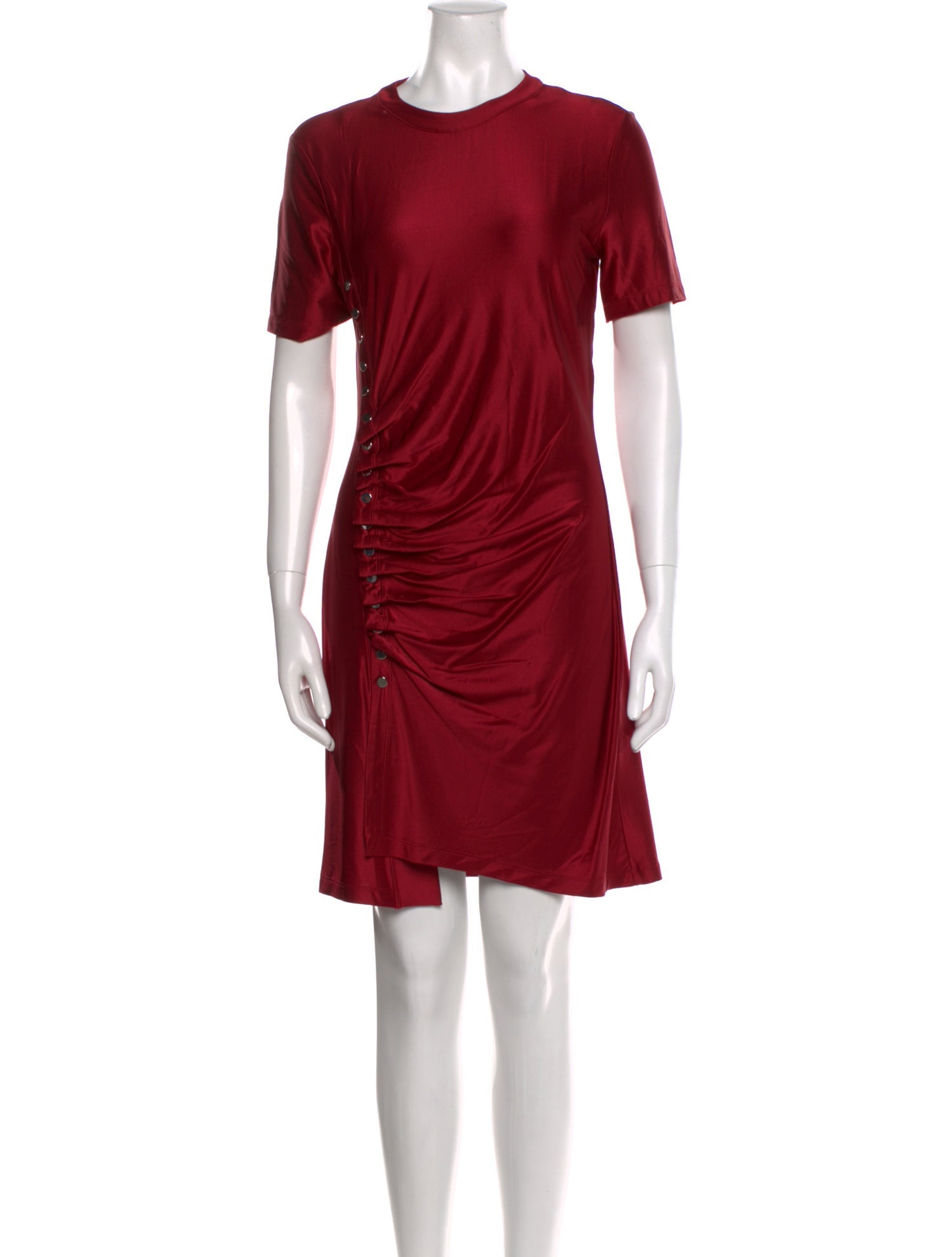 Paco Rabanne Crew Neck Mini Dress