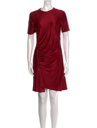 Paco Rabanne Crew Neck Mini Dress