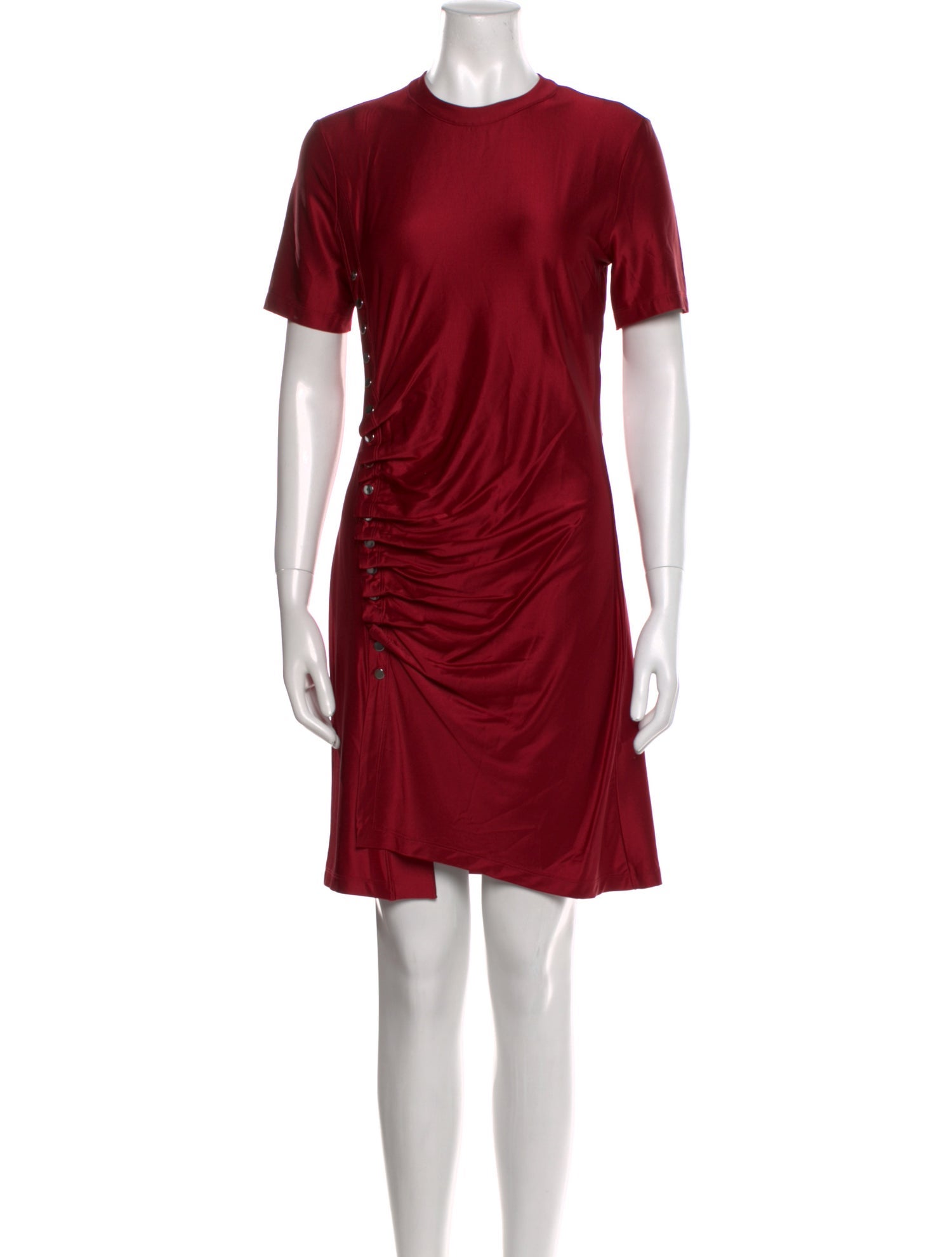 Paco Rabanne Crew Neck Long Dress