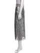 Paco Rabanne Lace Pattern Midi Length Skirt