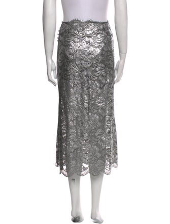 Paco Rabanne Lace Pattern Midi Length Skirt