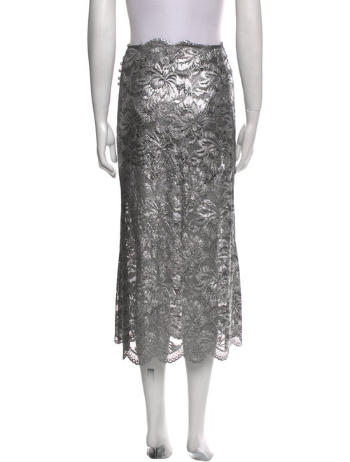 Paco Rabanne Lace Pattern Midi Length Skirt