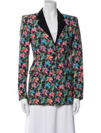 Paco Rabanne Floral Print Blazer