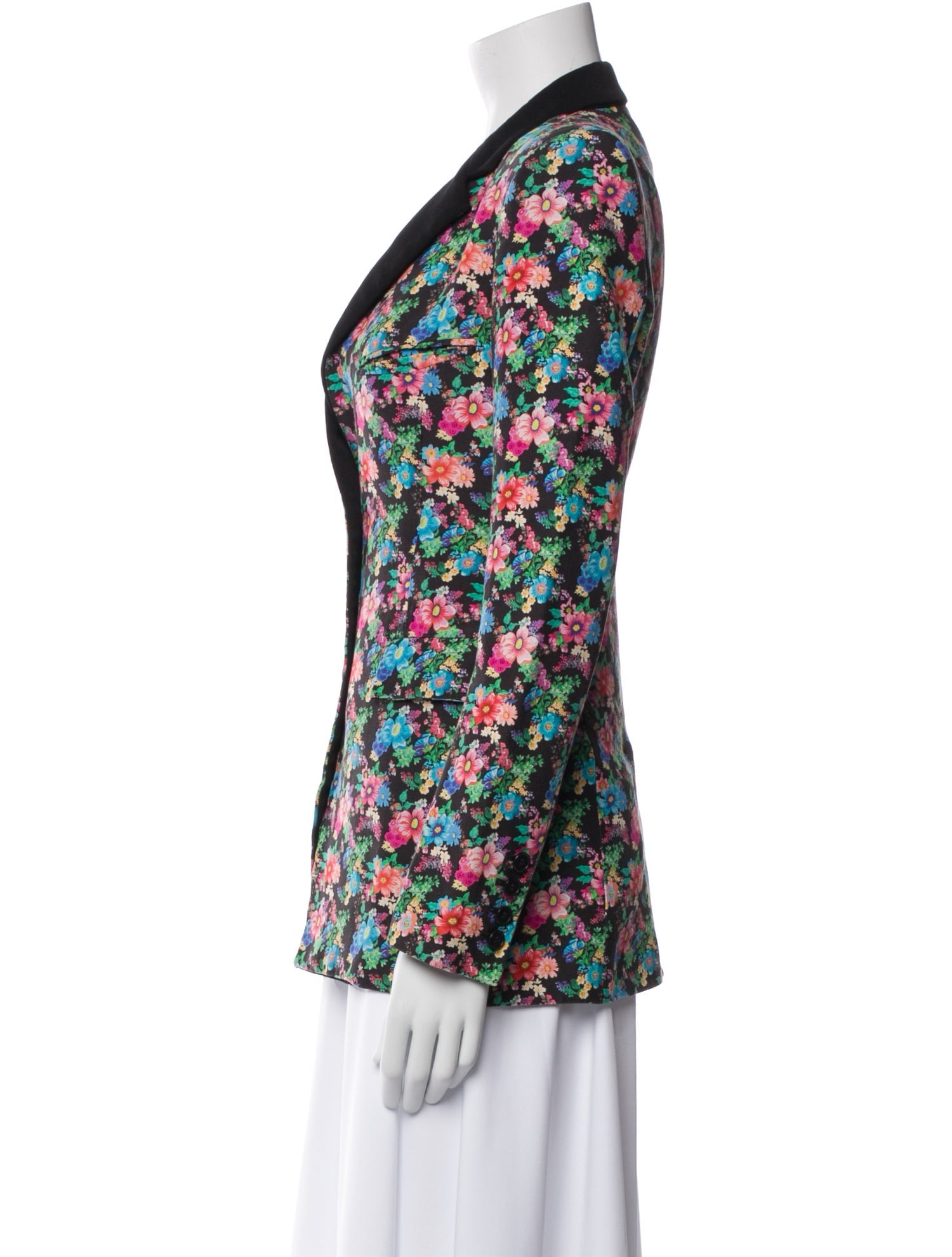 Paco Rabanne Floral Print Blazer
