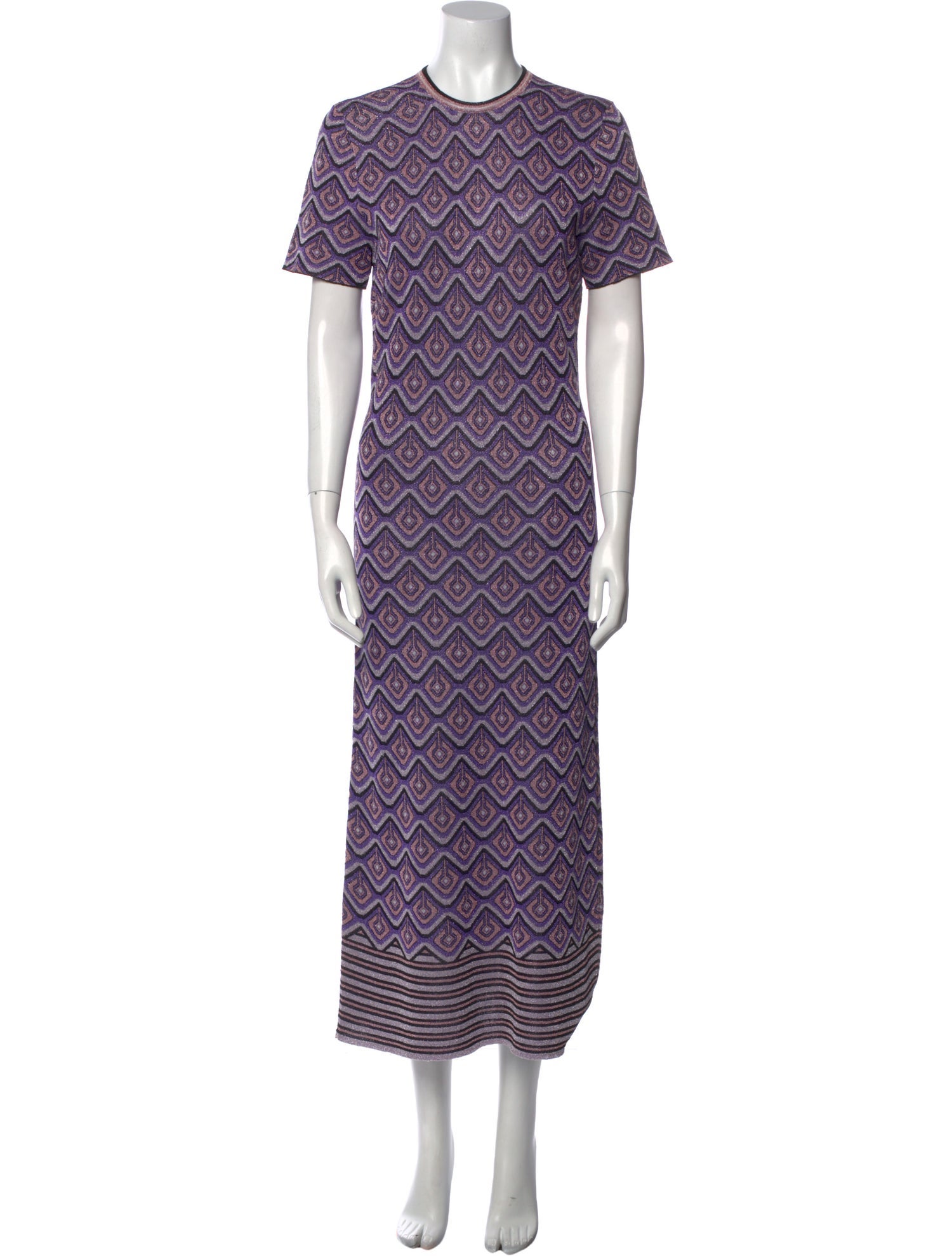 Paco Rabanne Printed Long Dress