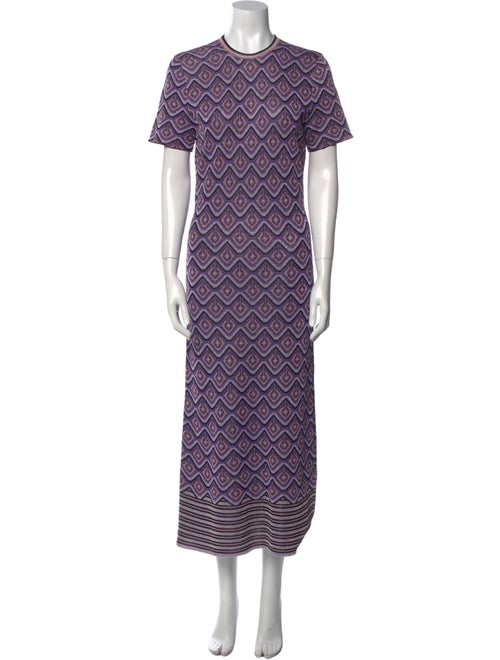 Paco Rabanne Printed Long Dress