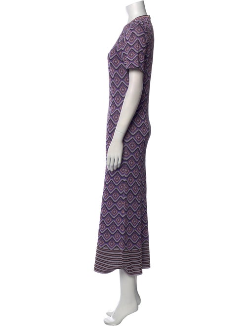 Paco Rabanne Printed Long Dress