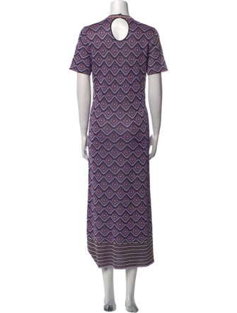 Paco Rabanne Printed Long Dress