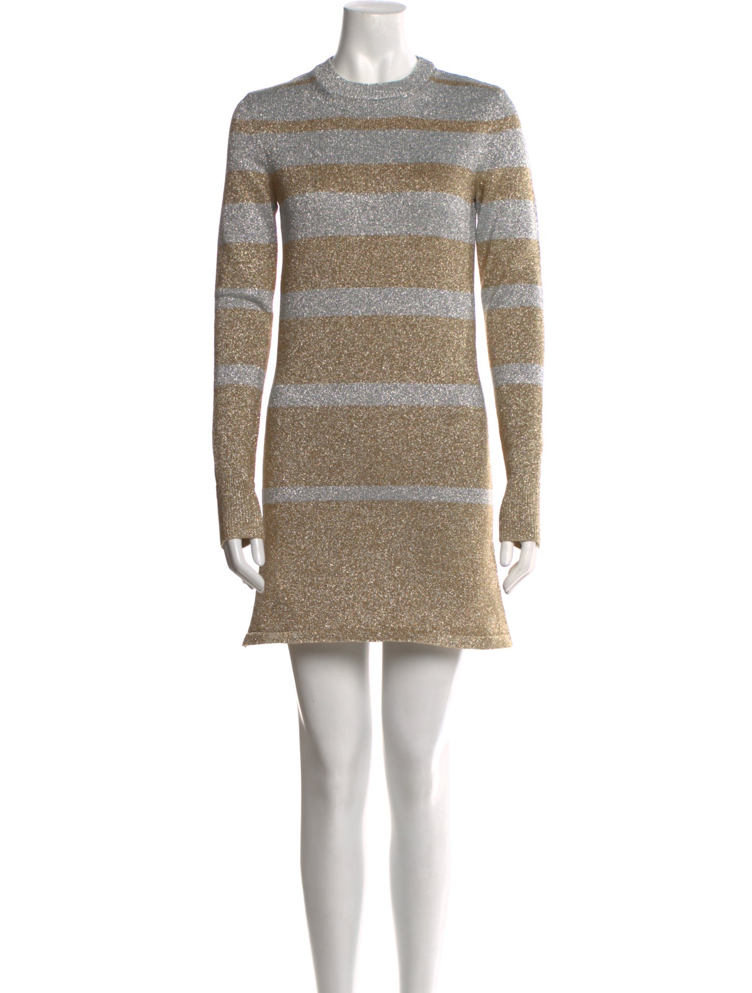 Paco Rabanne Striped Mini Dress