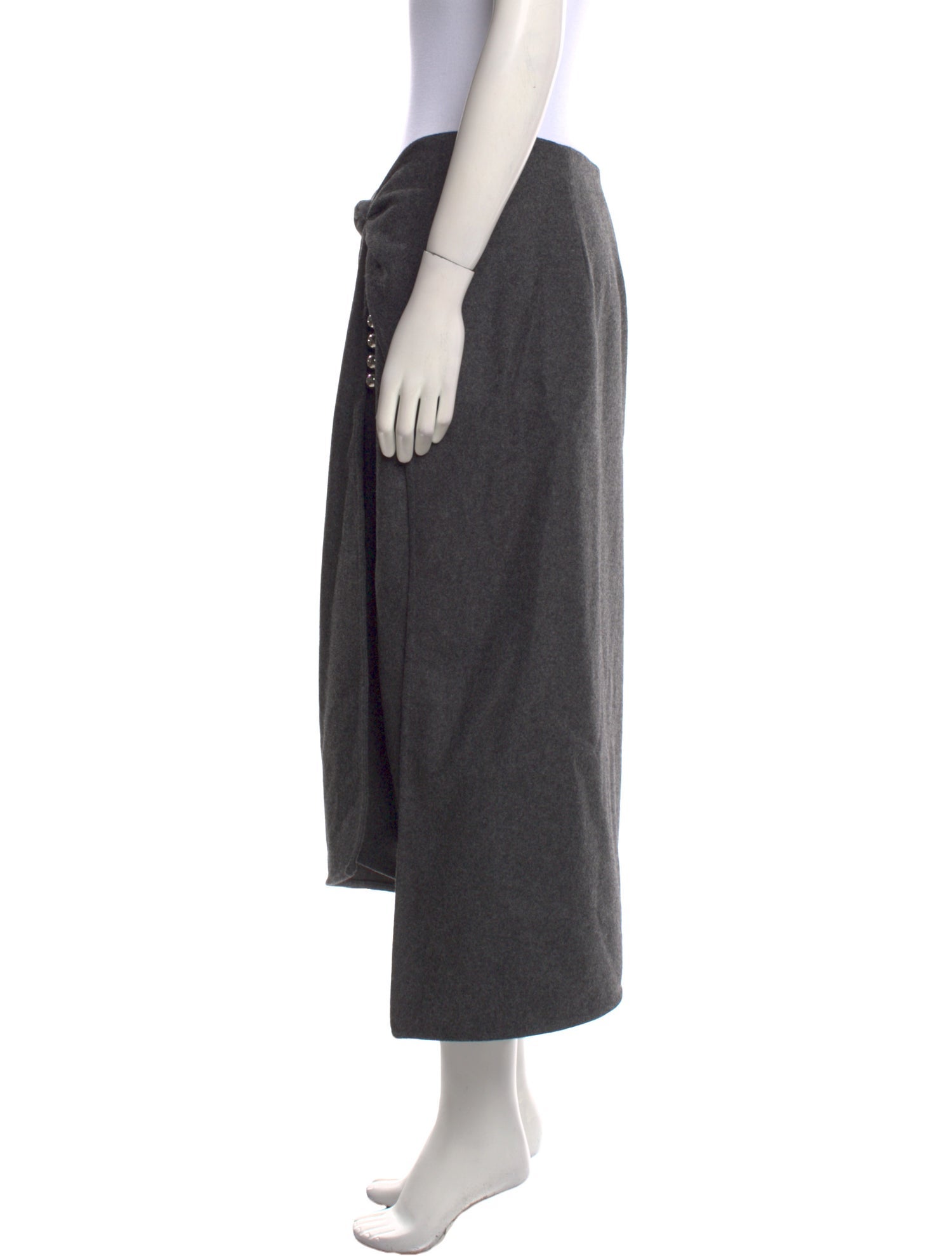 Paco Rabanne Wool Midi Length Skirt w/ Tags