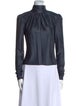 Paco Rabanne Turtleneck Long Sleeve Top