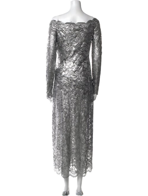 Paco Rabanne V-Neck Long Dress