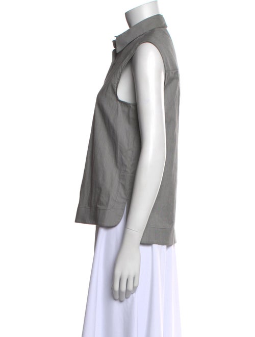 Paco Rabanne Sleeveless Button-Up Top