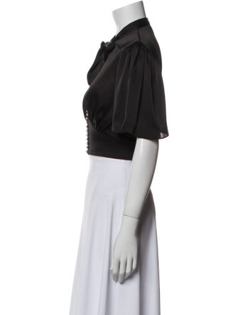 Paco Rabanne Short Sleeve Crop Top