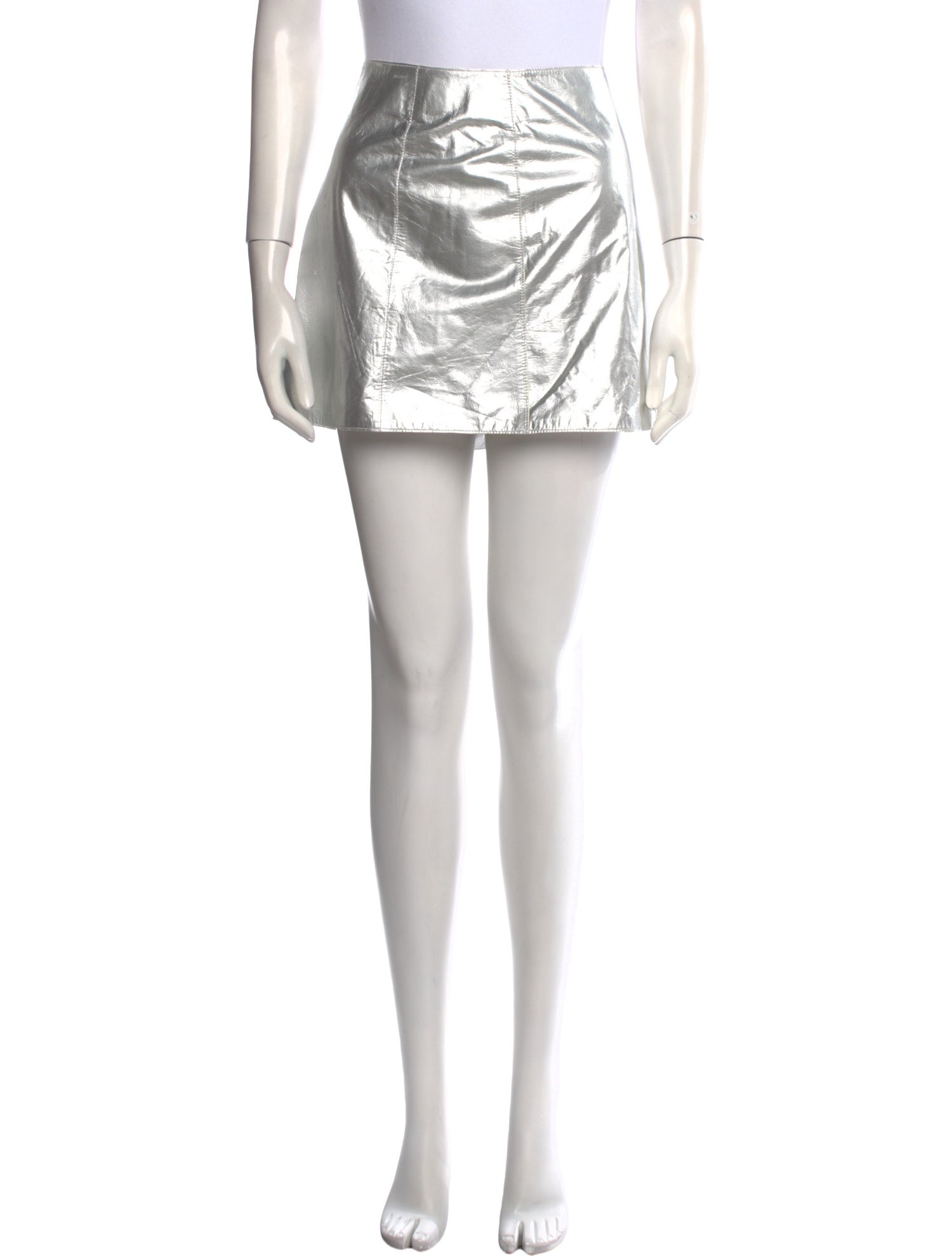 Paco Rabanne Leather Mini Skirt