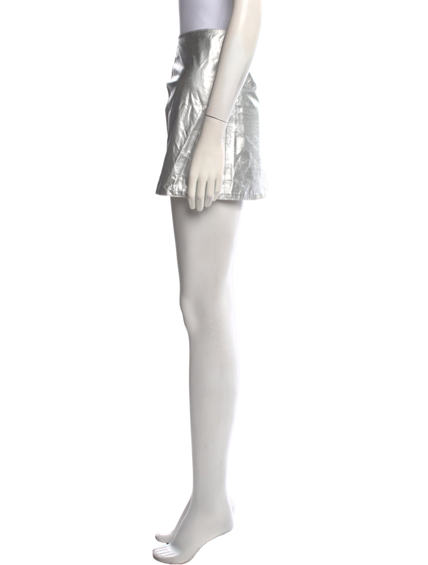 Paco Rabanne Leather Mini Skirt