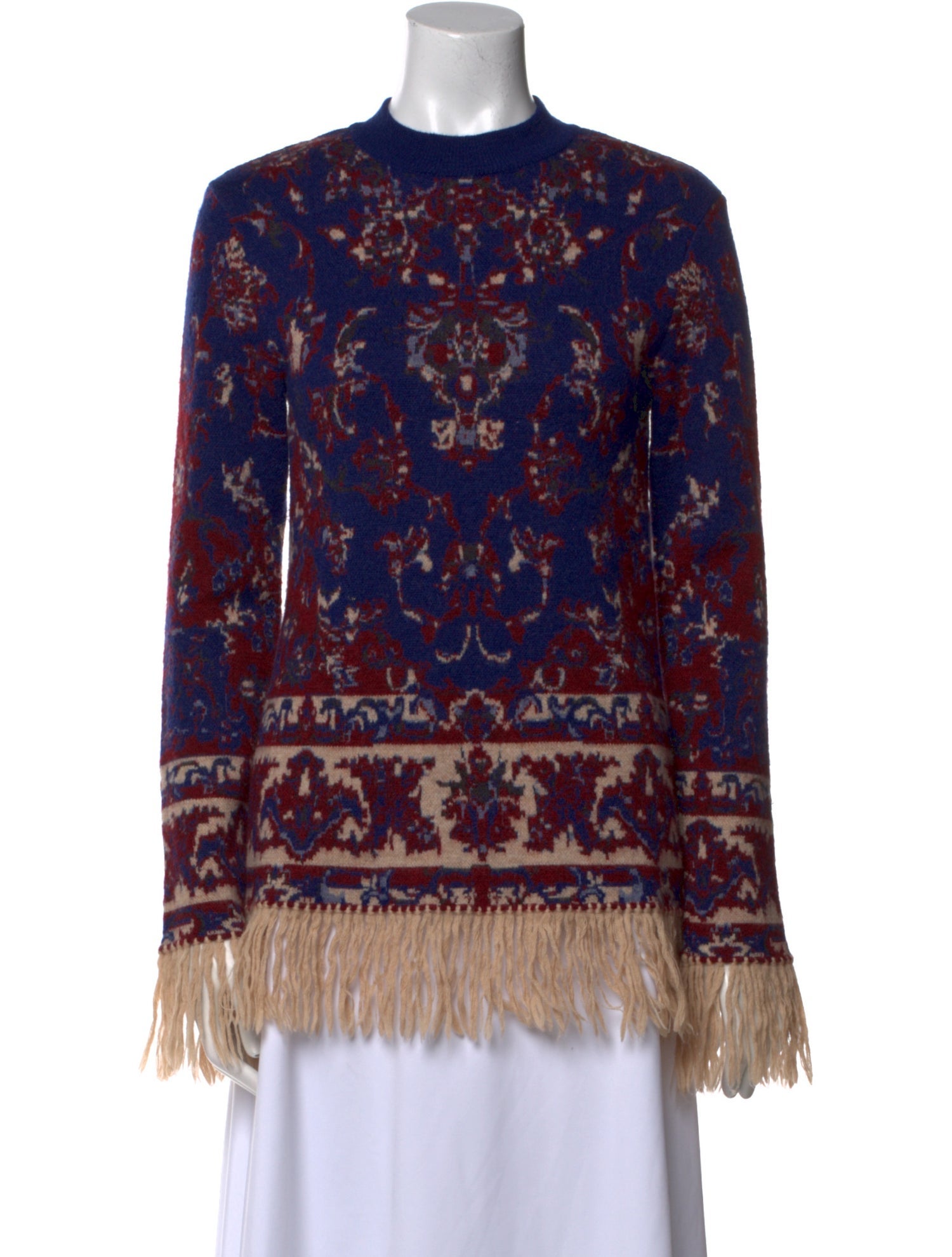 Paco Rabanne Alpaca Printed Sweater