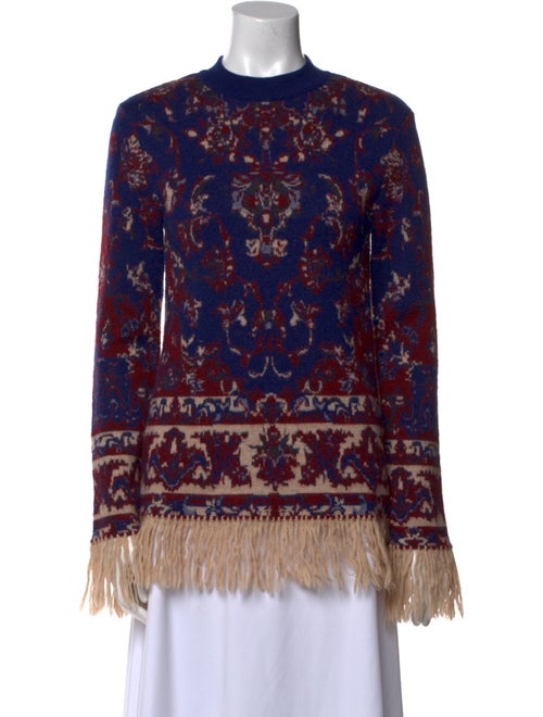 Paco Rabanne Alpaca Printed Sweater