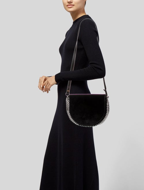 Paco Rabanne Suede Shoulder Bag