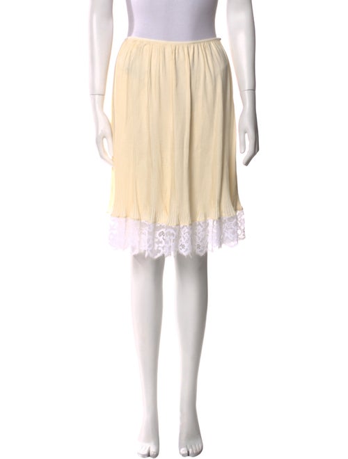 Paco Rabanne Lace Trim Embellishment Knee-Length Skirt