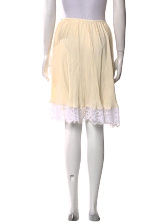 Paco Rabanne Lace Trim Embellishment Knee-Length Skirt