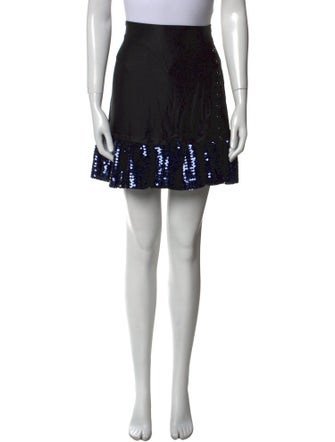 Paco Rabanne Sequin Embellishments Mini Skirt