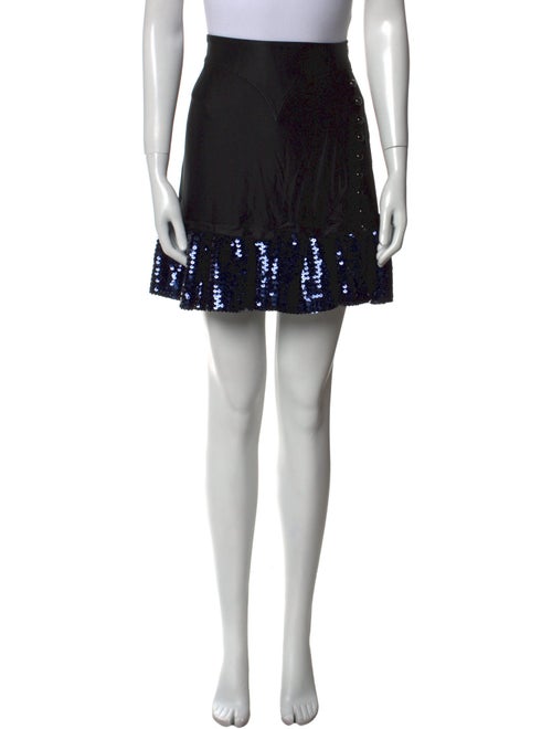 Paco Rabanne Sequin Embellishments Mini Skirt