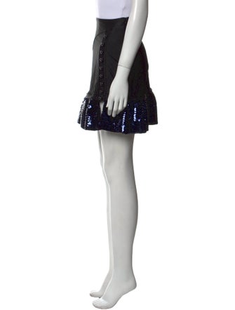 Paco Rabanne Sequin Embellishments Mini Skirt